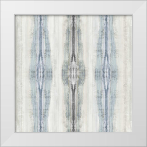 Emminent in Blue White Modern Wood Framed Art Print by Roberts, Ellie