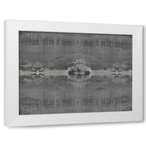 Symmetry IV White Modern Wood Framed Art Print by Roberts, Ellie