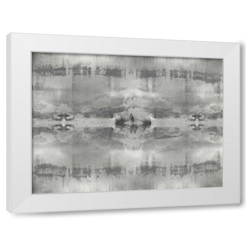Symmetry V White Modern Wood Framed Art Print by Roberts, Ellie