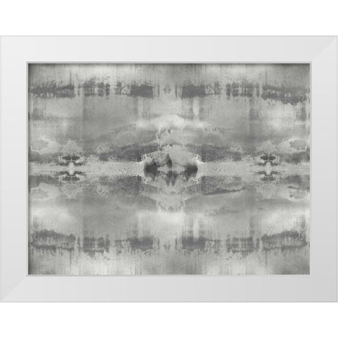 Symmetry V White Modern Wood Framed Art Print by Roberts, Ellie