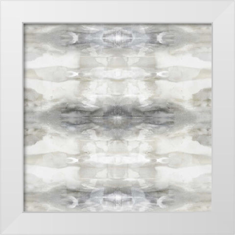 Balance White Modern Wood Framed Art Print by Roberts, Ellie