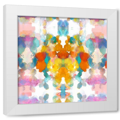 Focal Point White Modern Wood Framed Art Print by Blake, Madeline