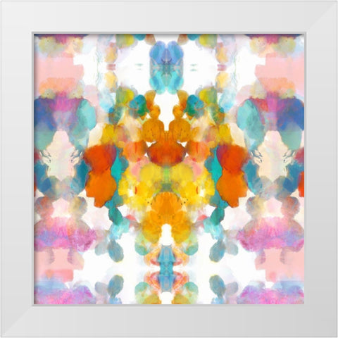 Focal Point White Modern Wood Framed Art Print by Blake, Madeline