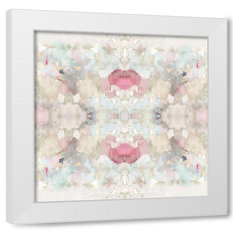Resonate in Pink Blush I White Modern Wood Framed Art Print by Blake, Madeline