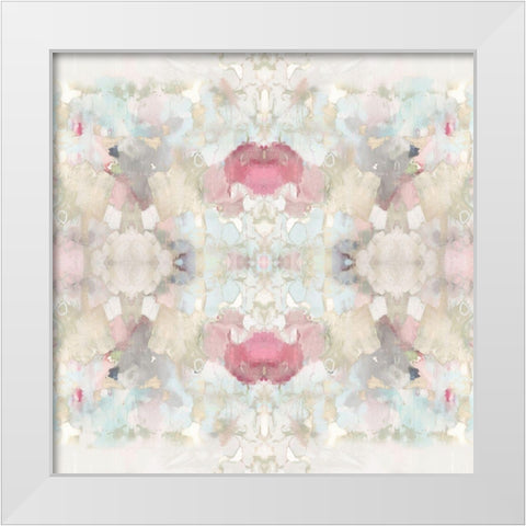 Resonate in Pink Blush I White Modern Wood Framed Art Print by Blake, Madeline