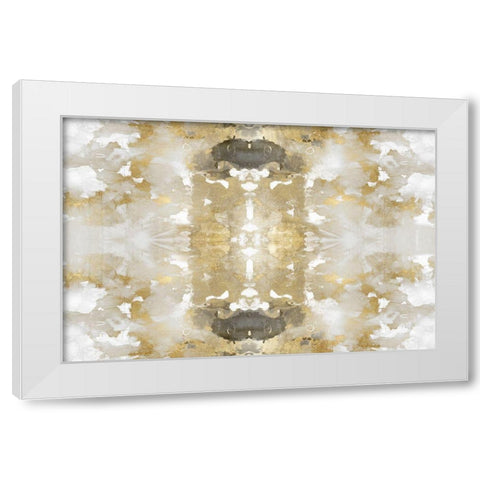 Reflections in Gold I White Modern Wood Framed Art Print by Blake, Madeline