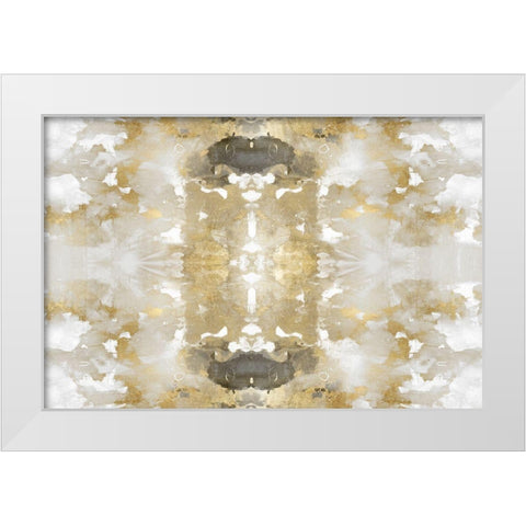 Reflections in Gold I White Modern Wood Framed Art Print by Blake, Madeline
