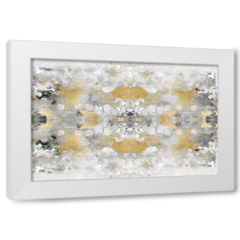 Reflections in Gold VI White Modern Wood Framed Art Print by Blake, Madeline