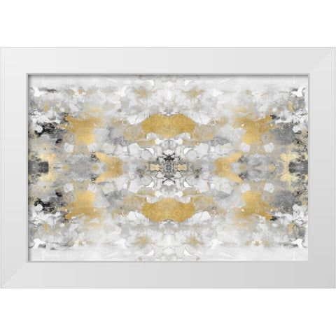 Reflections in Gold VI White Modern Wood Framed Art Print by Blake, Madeline