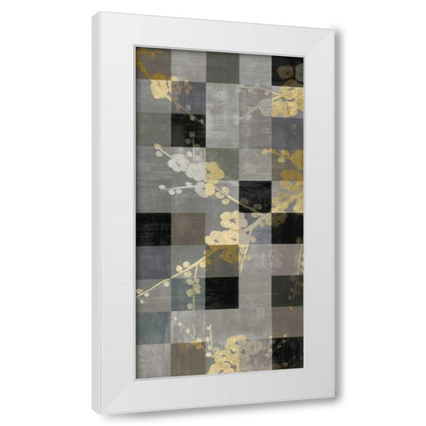 Blossom Panel II White Modern Wood Framed Art Print by Lange, Erin