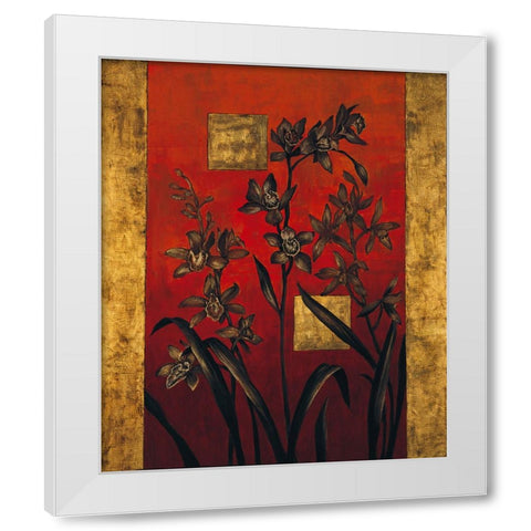 Evening Silhouette I White Modern Wood Framed Art Print by Lange, Erin
