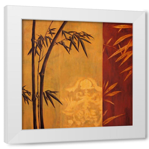 Bali I White Modern Wood Framed Art Print by Lange, Erin