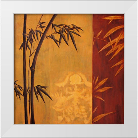 Bali I White Modern Wood Framed Art Print by Lange, Erin