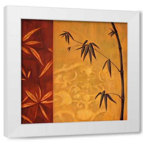 Bali II White Modern Wood Framed Art Print by Lange, Erin