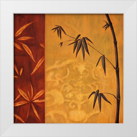 Bali II White Modern Wood Framed Art Print by Lange, Erin