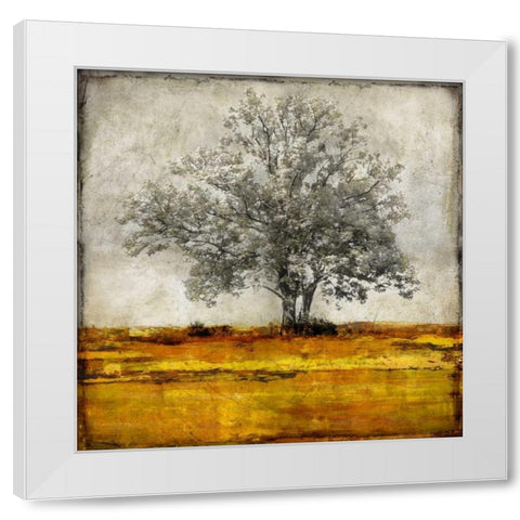 Majestic - Amber White Modern Wood Framed Art Print by Turner, Eric