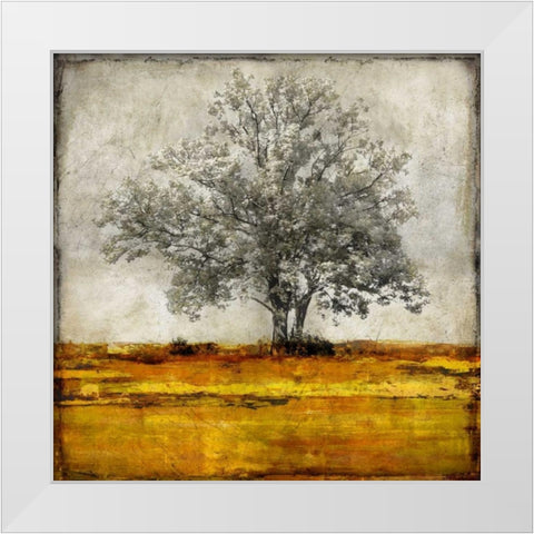 Majestic - Amber White Modern Wood Framed Art Print by Turner, Eric