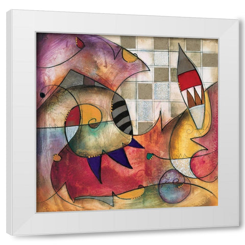 Primo I White Modern Wood Framed Art Print by Waugh, Eric