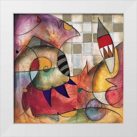 Primo I White Modern Wood Framed Art Print by Waugh, Eric