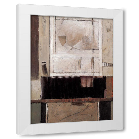Characteristics II White Modern Wood Framed Art Print by Taylor, Franklin