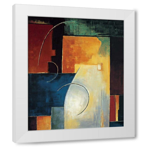 In the Mix II White Modern Wood Framed Art Print by Taylor, Franklin