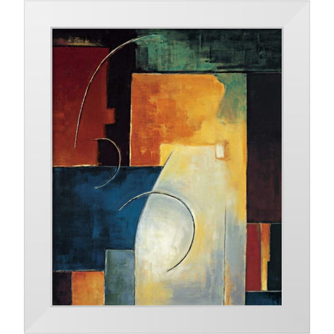 In the Mix II White Modern Wood Framed Art Print by Taylor, Franklin