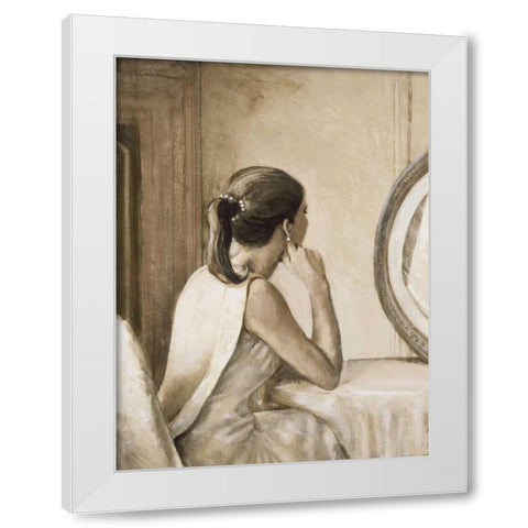 Riflesso White Modern Wood Framed Art Print by Scala, Gualtiero Bassi