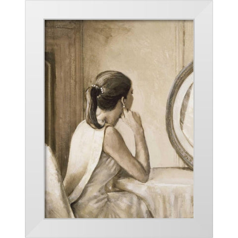 Riflesso White Modern Wood Framed Art Print by Scala, Gualtiero Bassi