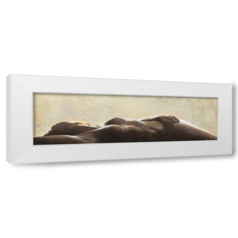 Silhouette White Modern Wood Framed Art Print by Mariani, Giorgio