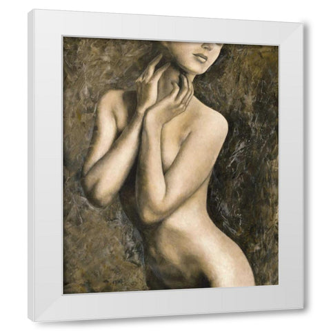 Femminilita II White Modern Wood Framed Art Print by Mariani, Giorgio
