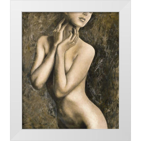 Femminilita II White Modern Wood Framed Art Print by Mariani, Giorgio
