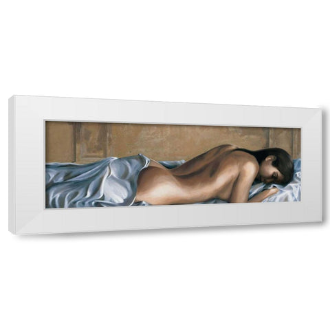 Tenerezza White Modern Wood Framed Art Print by Mariani, Giorgio