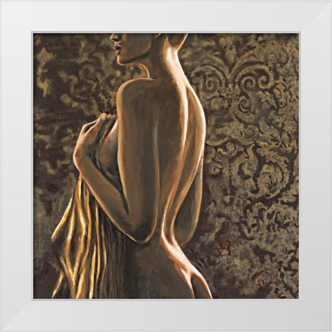 Neoclassico I White Modern Wood Framed Art Print by Mariani, Giorgio