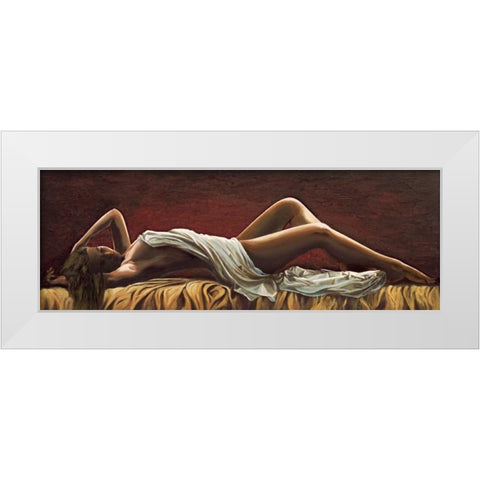 Dolce sognare White Modern Wood Framed Art Print by Mariani, Giorgio