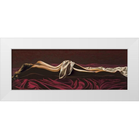 Incanto notturno White Modern Wood Framed Art Print by Mariani, Giorgio