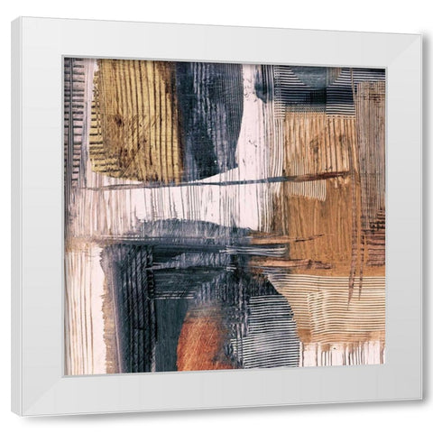 Geometric Movement II White Modern Wood Framed Art Print by Ritts, Graham