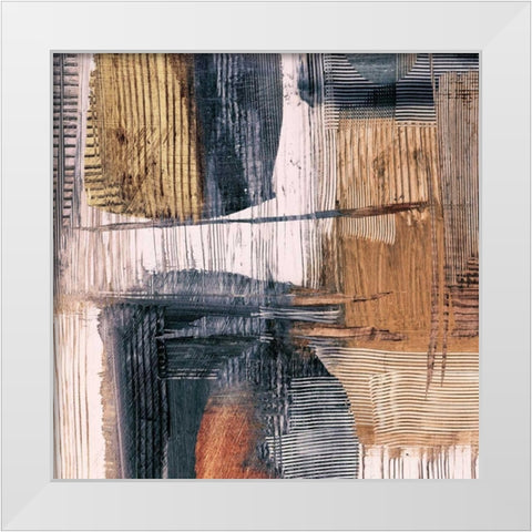 Geometric Movement II White Modern Wood Framed Art Print by Ritts, Graham