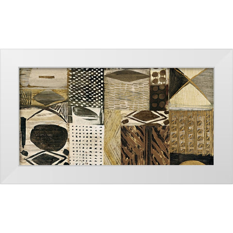 Tanganyika White Modern Wood Framed Art Print by Ritts, Graham