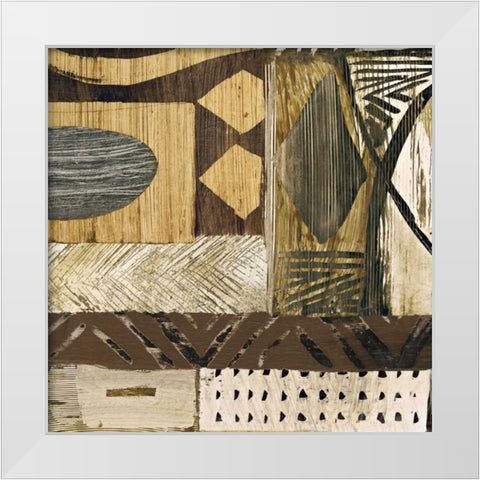 Malawi I White Modern Wood Framed Art Print by Ritts, Graham
