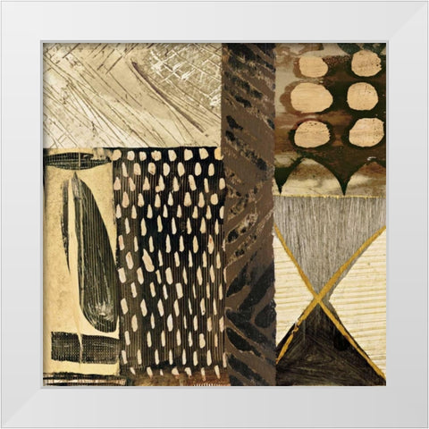 Malawi II White Modern Wood Framed Art Print by Ritts, Graham