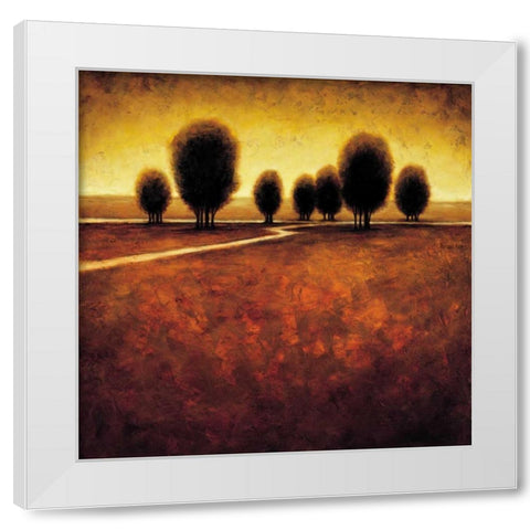 Illumination White Modern Wood Framed Art Print by Williams, Gregory