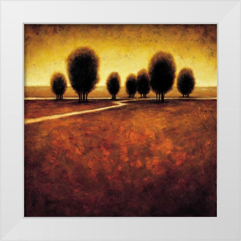 Illumination White Modern Wood Framed Art Print by Williams, Gregory