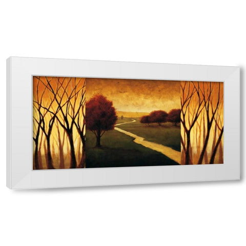 Awakening White Modern Wood Framed Art Print by Williams, Gregory