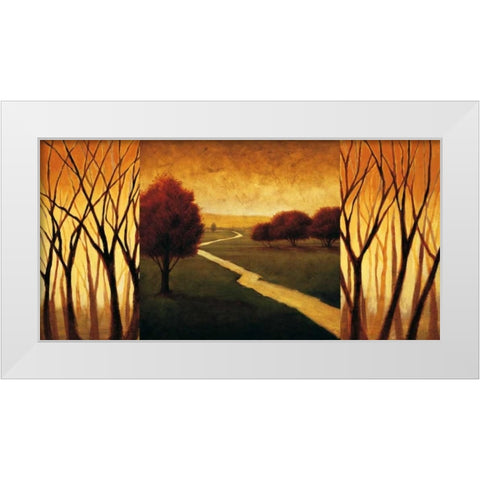 Awakening White Modern Wood Framed Art Print by Williams, Gregory