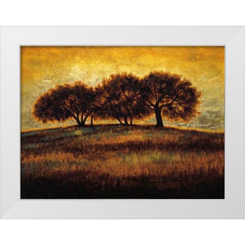 Rising I White Modern Wood Framed Art Print by Williams, Gregory