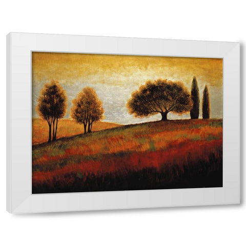 Rising II White Modern Wood Framed Art Print by Williams, Gregory