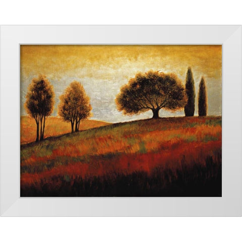 Rising II White Modern Wood Framed Art Print by Williams, Gregory