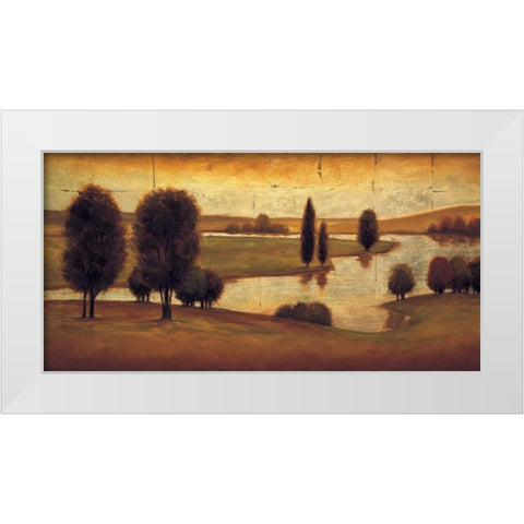 Take me to the River II White Modern Wood Framed Art Print by Williams, Gregory