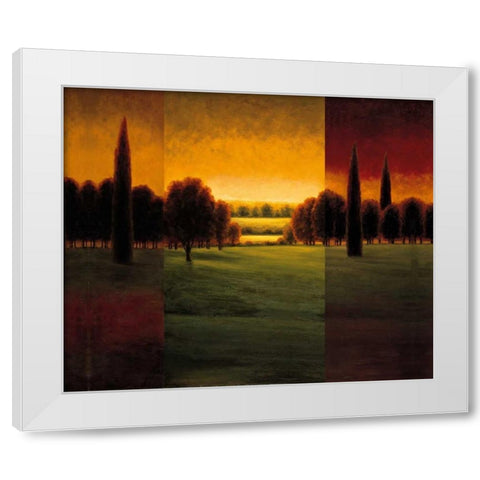 The Break of Dawn I White Modern Wood Framed Art Print by Williams, Gregory