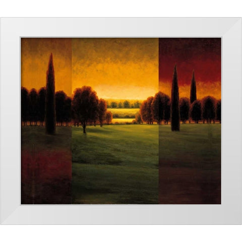 The Break of Dawn I White Modern Wood Framed Art Print by Williams, Gregory